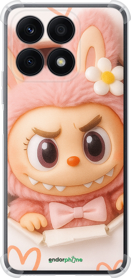 Силикон с усиленными углами чехол Лабубу 2 для Huawei Honor X8a - 6710sp-2963 изображение 