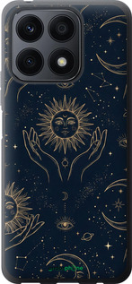 Силиконовый чехол 'Celestial Harmony: Sun & Moon Gold Mystic Pattern' для Huawei Honor X8a изображение 7