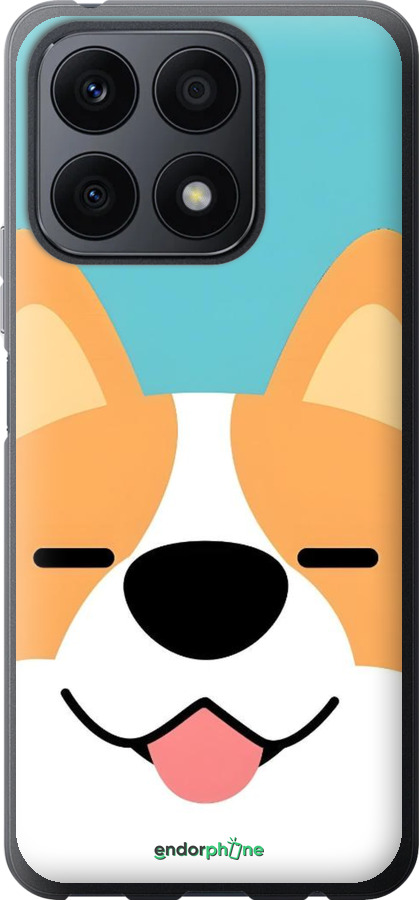 Силиконовый чехол Корги для Huawei Honor X8a - 6280u-2963 изображение 