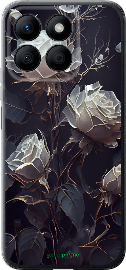 Силиконовый чехол Розы 2 для Huawei Honor X8b - 5550u-3614 изображение 