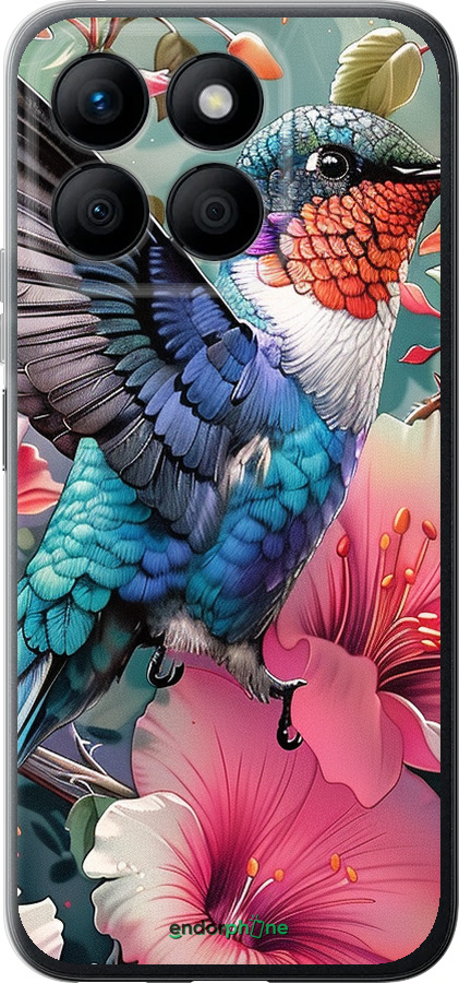Силиконовый чехол Сказочная колибри для Huawei Honor X8b - 6051u-3614 изображение 