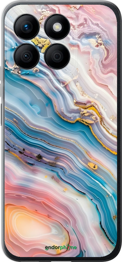 Силіконовий чехол Мрамор красивый для Huawei Honor X8b - 6376u-3614 изображение 