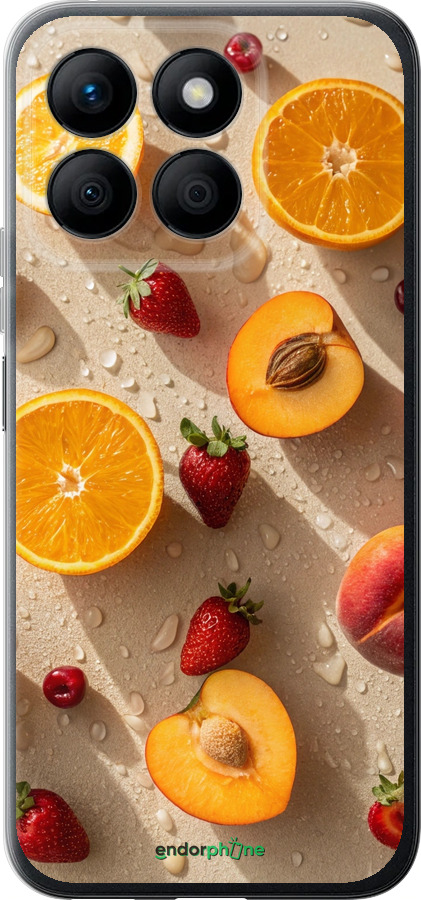Силіконовий чехол Фрукти 3 для Huawei Honor X8b - 6703u-3614 изображение 