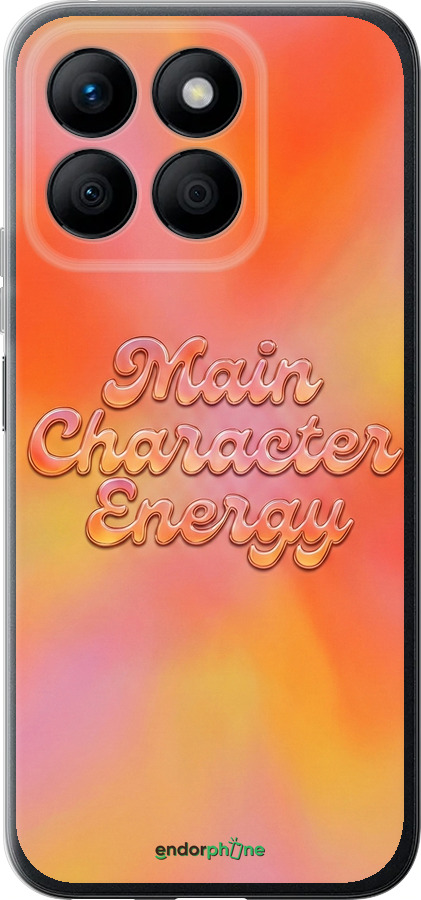Силиконовый чехол Aura Gradient Main Character Energy Aesthetic Y2K для Huawei Honor X8b - 6783u-3614 изображение 