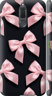 3D пластиковый матовый чехол Coquette Ribbons Dark Coquette для Huawei Mate 10 Lite - 6767m-1240 изображение 