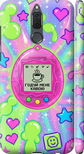 3D пластиковый матовый чехол Y2K Aesthetic Retro Pet: Годуй мене кавою для Huawei Mate 10 Lite - 6784m-1240 изображение 