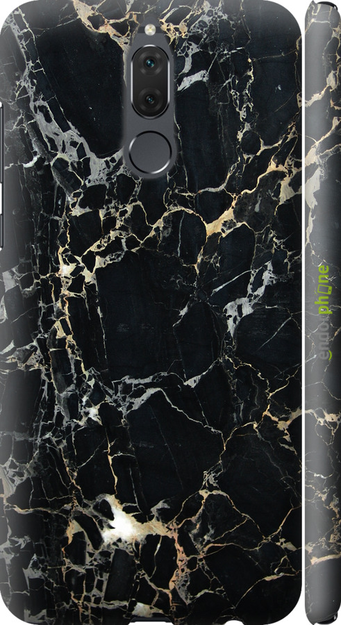 

Custodia in Plastica 3D opaca Marmo nero" for Huawei Mate 10 Lite"
