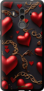 TPU чехол Сердечки для Huawei Mate 10 Pro - 5831b-1138 изображение 
