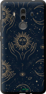 TPU чехол Celestial Harmony: Sun & Moon Gold Mystic Pattern для Huawei Mate 10 Pro - 6778b-1138 изображение 