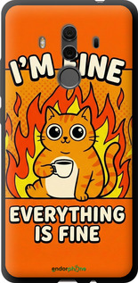 TPU чехол 'Funny Cat' для Huawei Mate 10 Pro изображение 5