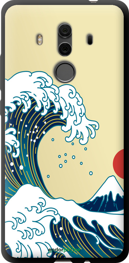 TPU чехол Японские волны для Huawei Mate 10 Pro - 5533b-1138 изображение 