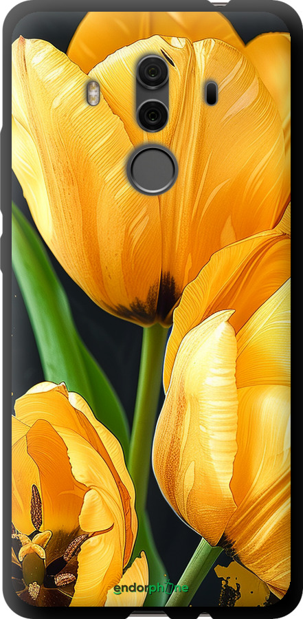 TPU чехол Желтые тюльпаны для Huawei Mate 10 Pro - 5991b-1138 изображение 