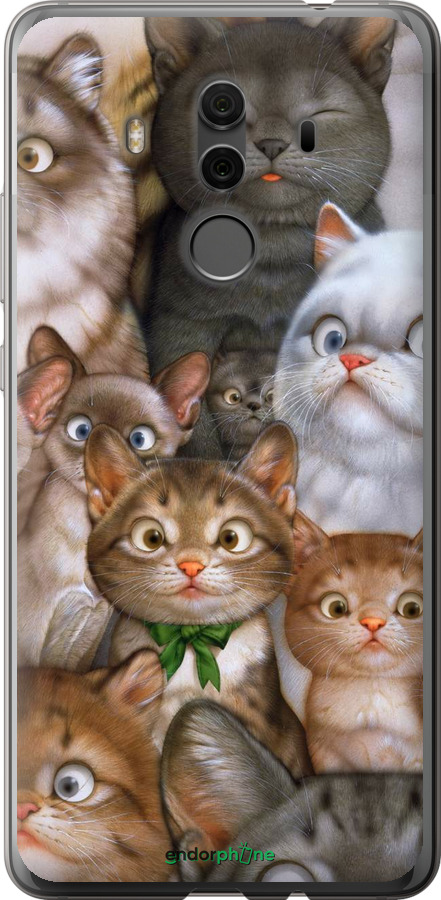 

Силіконовий чохол "Коти" для Huawei Mate 10 Pro