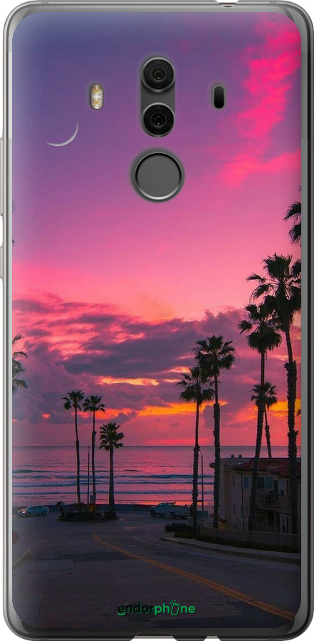 2D пластиковый чехол Пальмы для Huawei Mate 10 Pro - 5873t-1138 изображение 