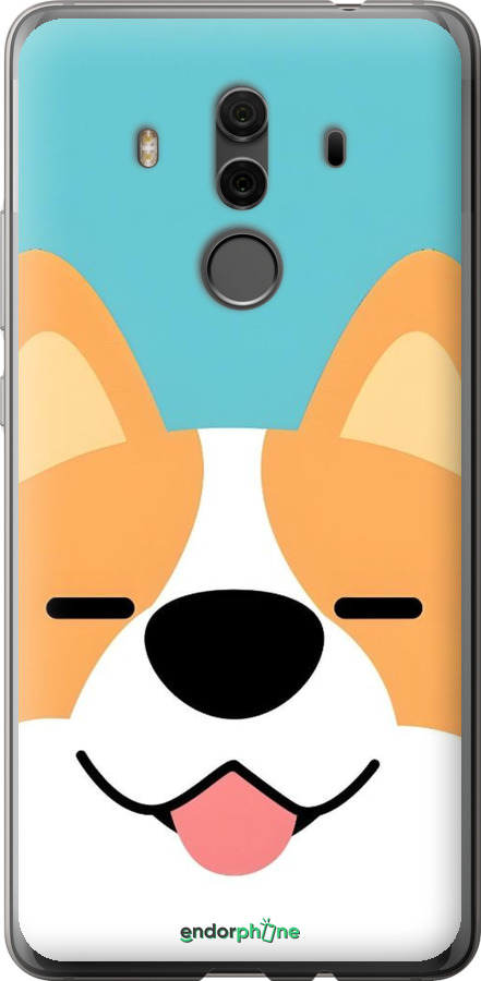 2D пластиковий чехол Корги для Huawei Mate 10 Pro - 6280t-1138 изображение 