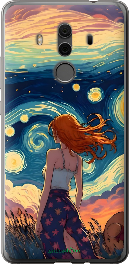 2D пластиковий чехол Дівчина Арт для Huawei Mate 10 Pro - 6325t-1138 изображение 
