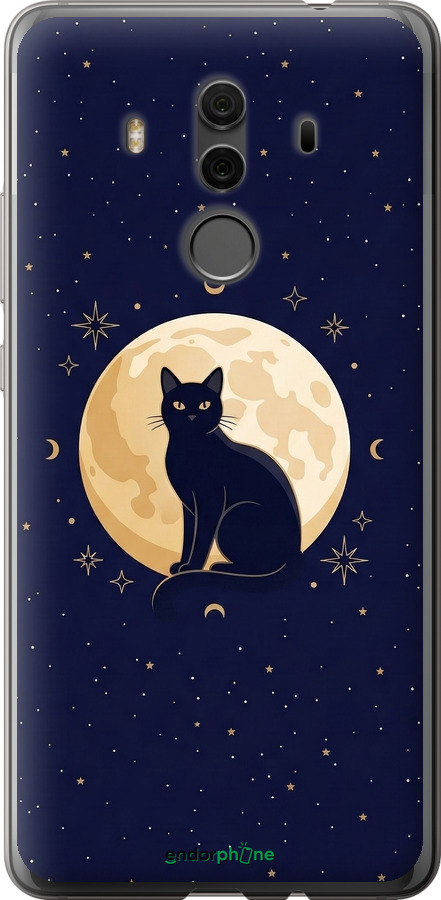 2D пластиковий чехол Cute Cat Celestial/Witchy для Huawei Mate 10 Pro - 6787t-1138 изображение 