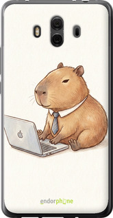 Силиконовый чехол Funny Capybara CEO Working для Huawei Mate 10 - 6777u-1116 изображение 