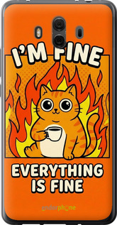 Силиконовый чехол 'Funny Cat' для Huawei Mate 10 изображение 5