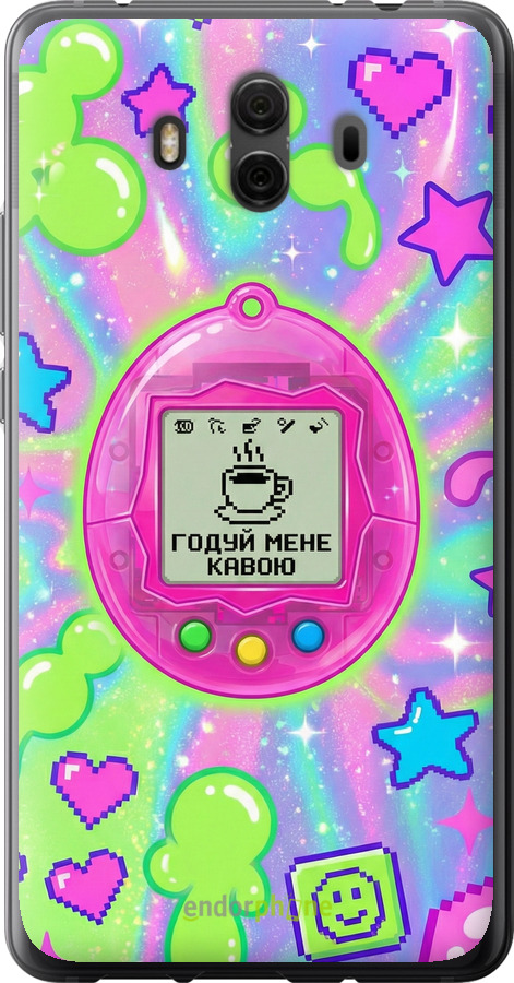 Силиконовый чехол Y2K Aesthetic Retro Pet: Годуй мене кавою для Huawei Mate 10 - 6784u-1116 изображение 