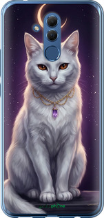 Силіконовий чехол Mystic White Cat Gothic Dark Purple Gold для Huawei Mate 20 Lite - 6805u-1575 изображение 