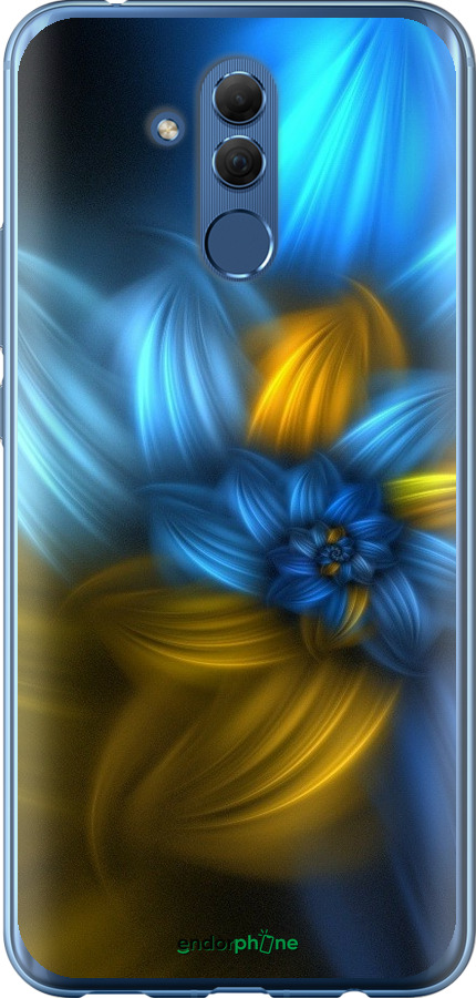 

2D пластиковий чохол "Візерунок 46" для Huawei Mate 20 Lite, Синій