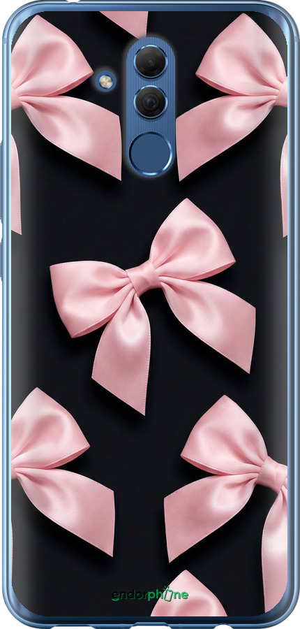 Силиконовый чехол Coquette Ribbons Dark Coquette для Huawei Mate 20 Lite - 6767u-1575 изображение 