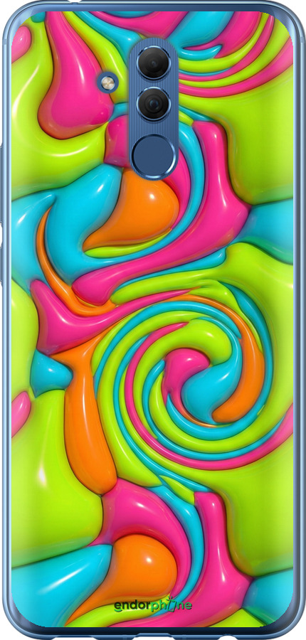 Силиконовый чехол Y2K Jelly Dream для Huawei Mate 20 Lite - 6780u-1575 изображение 