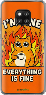 2D пластиковый чехол 'Funny Cat' для Huawei Mate 20 Pro изображение 10