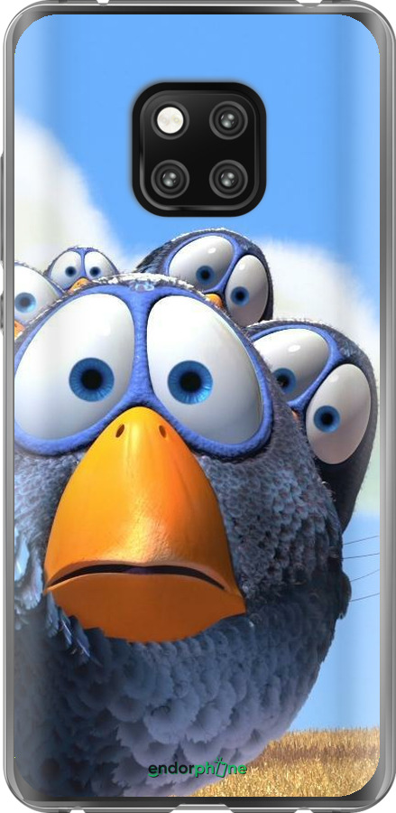 Силиконовый чехол Angry Birds для Huawei Mate 20 Pro - 6008u-1567 изображение 