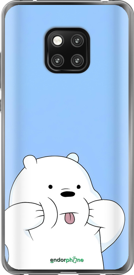 Силиконовый чехол Милый мишка для Huawei Mate 20 Pro - 6357u-1567 изображение 