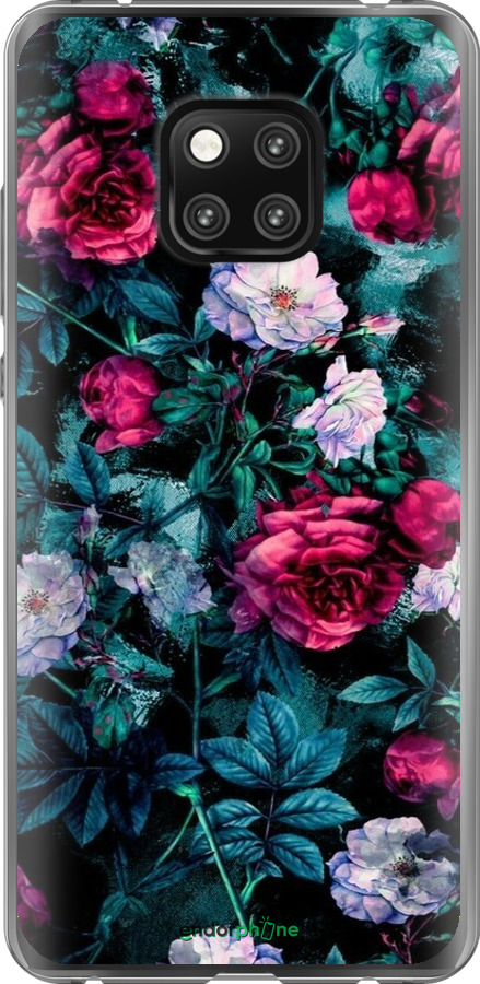 Силіконовий чехол Сад та троянди для Huawei Mate 20 Pro - 6483u-1567 изображение 