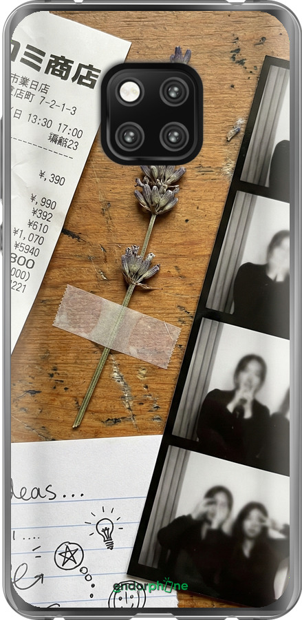 2D пластиковий чехол Aesthetic Scrapbook Collage для Huawei Mate 20 Pro - 6773t-1567 изображение 