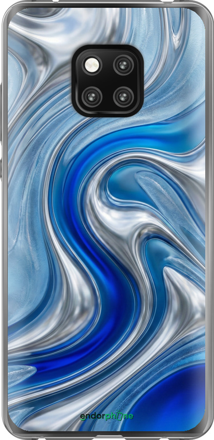 2D пластиковий чехол Liquid Chrome для Huawei Mate 20 Pro - 6781t-1567 изображение 