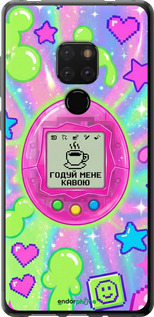 2D пластиковый чехол Y2K Aesthetic Retro Pet: Годуй мене кавою для Huawei Mate 20 - 6784t-1578 изображение 
