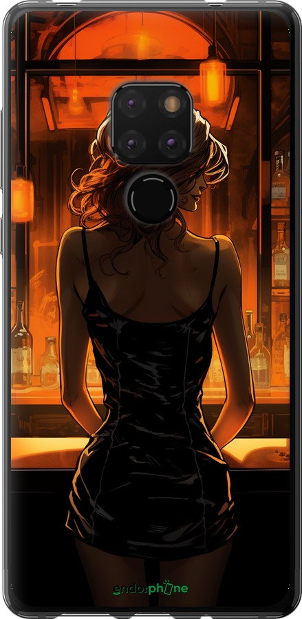 2D пластиковый чехол Чехол для телефона Девушка в баре для Huawei Mate 20 - 5947t-1578 изображение 