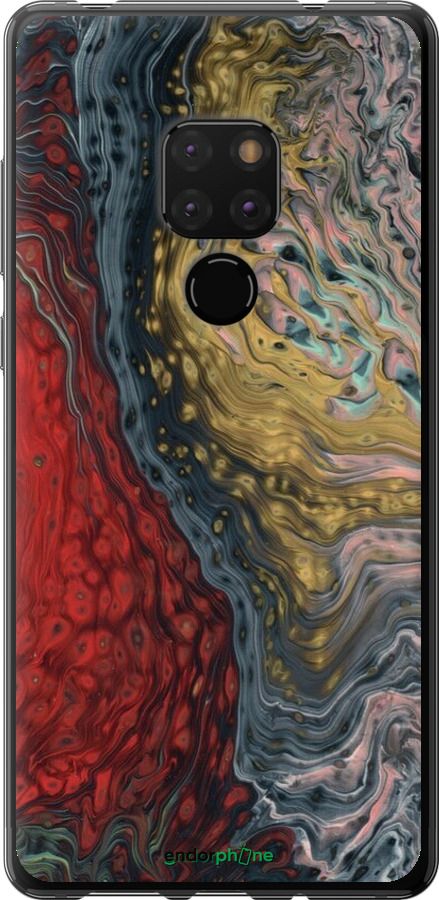 2D пластиковий чехол Із зображенням абстрактного живопису для Huawei Mate 20 - 6530t-1578 изображение 