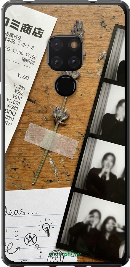 2D пластиковый чехол Aesthetic Scrapbook Collage для Huawei Mate 20 - 6773t-1578 изображение 