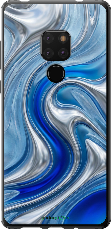 2D пластиковий чехол Liquid Chrome для Huawei Mate 20 - 6781t-1578 изображение 