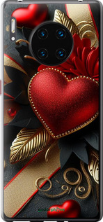 Силіконовий чехол Сердечки v2 для Huawei Mate 30 Pro - 5832u-1796 изображение 