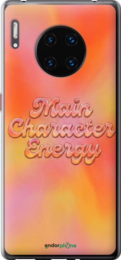 Силиконовый чехол Aura Gradient Main Character Energy Aesthetic Y2K для Huawei Mate 30 Pro - 6783u-1796 изображение 