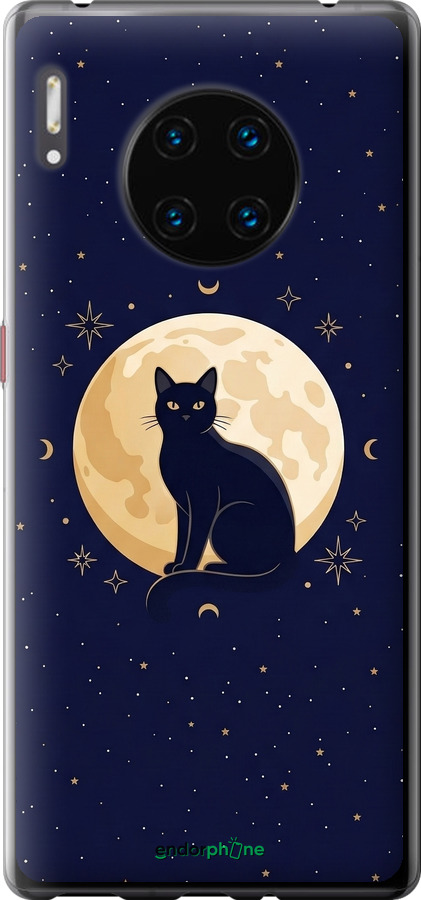 Силіконовий чехол Cute Cat Celestial/Witchy для Huawei Mate 30 Pro - 6787u-1796 изображение 