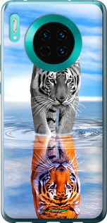 Силіконовий чехол Тигр для Huawei Mate 30 - 6016u-1773 изображение 