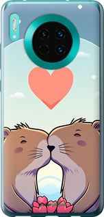 Силиконовый чехол Капибара любовь для Huawei Mate 30 - 6027u-1773 изображение 