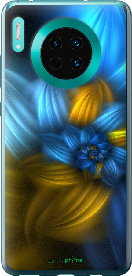 

Силіконовий чохол "Візерунок 46" для Huawei Mate 30, Синій