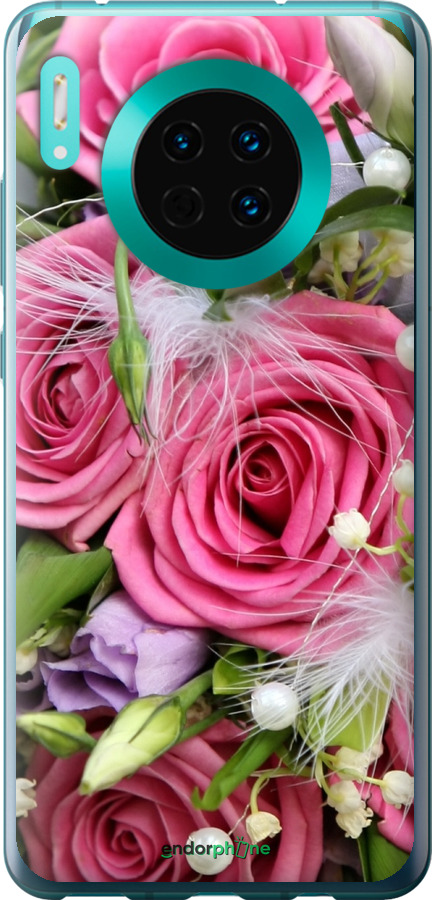 

Силіконовий чохол "Ніжність" для Huawei Mate 30, Рожевий