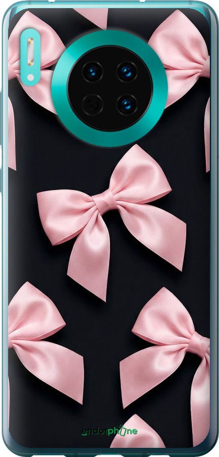 Силиконовый чехол Coquette Ribbons Dark Coquette для Huawei Mate 30 - 6767u-1773 изображение 