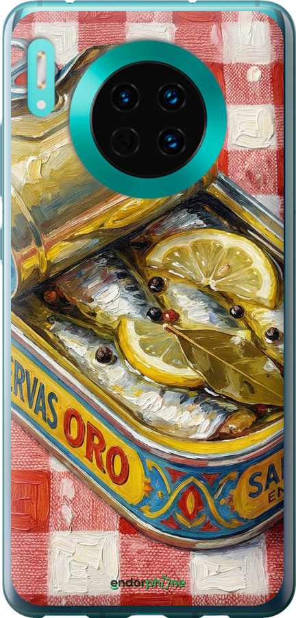 Силиконовый чехол Vintage Sardine Tin Phone для Huawei Mate 30 - 6772u-1773 изображение 