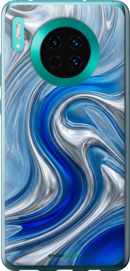 Силиконовый чехол Liquid Chrome для Huawei Mate 30 - 6781u-1773 изображение 