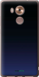 Силіконовий чехол Градієнт у темно-синьому стилі для Huawei Mate 8 - 6542u-269 изображение 